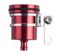 VNSMM Moto De Levier Paire d'embrayage Réservoir Liquide de Frein de Moto en Alliage d'aluminium, réservoir d'embrayage, coupelle de Liquide d'huile, réservoir de Liquide de Frein de Moto(Red)