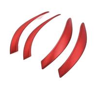 VNSMM Moulure de poignée intérieure de porte en fibre de carbone pour Série 3, Série 4 et 3GT(Red)