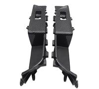 VNSMM Poignée de Porte de Voiture Garniture de poignée de porte, panneau et interrupteur de lève-vitre pour BMW Série 6 GT G32 2017-2022 51417466309 Poignée De Porte Extérieure(Rear 2PCS-Carbon)