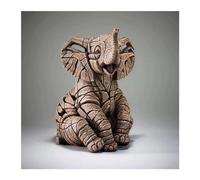 VNSMM Statues décoratives Sculpture Animale Lion Tigre lézard Sculpture Salon Bureau décoration de la Maison Figurines d'animaux Statue Statuette Decoration(Elephant)