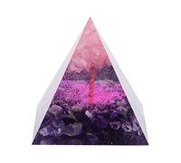 VNSTKWW Orgonite Pyramide Protection- Cristal Chakra Reiki Ornement de Vie d'arbre Symbolise la Percée de Carrière Bonheur Sécurité Santé Cadeau de Guérison Positive - 6cm