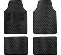 VNUNMALC Tapis Sol Cuir Voiture pour Renault Espace 6 (VI) I 2023-2024, 4 pièces Antidérapants Imperméables Tout Temps Moquettes, sur Mesure Avant Arrière Interieur Accessoires,A/Black