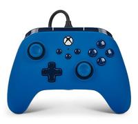 VNUUUXO PowerA Advantage Wired Controller for Xbox Series X|S - Blue, gamepad, wired video game controller, gaming controller, Xbox Series X|S