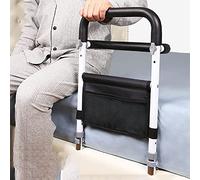 VNVFJKLO barrière de sécurité pour lit, Rail d'assistance Pliable for lit, Protection latérale de sécurité avec Poche Rangement, des Rails for Adultes et Enfants
