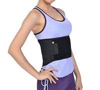 VNVFJKLO Ceinture de Soutien Lombaire, Ceinture de Soutien du Dos, Ceinture thérapie magnétique Auto-chauffante for Le Bas, for soulager la Douleur et Les blessures, for Hommes Femmes(2")