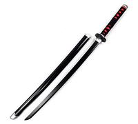 VNVFJKLO Épée de samouraï d'anime, Katana avec Fourreau, modèle de Collection d'épée en Bois, Accessoire d'entraînement aux Arts Martiaux Kendo