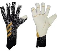 VNVFJKLO Gants de Gardien de But, Gants de Gardien But Football, Gants d'entraînement for But, adhérence Solide, antidérapants et Respirants for Adultes Enfants(Golden,10)