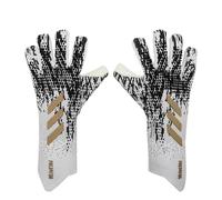 VNVFJKLO Gants de Gardien de But, Gants de Gardien But Football, Gants d'entraînement for But, adhérence Solide, antidérapants et Respirants for Adultes Enfants(Golden,9)