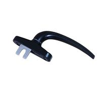 VNVFJKLO Poignées de fenêtre, Poignée de porte battante à ouverture par poussée, poignée moustiquaire, verrou conduite en alliage d'aluminium(Svart,Left direction55mm)