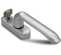 VNVFJKLO Poignées de fenêtre, Poignée de porte et fenêtre, serrure sécurité, axe carré avec dispositif verrouillage