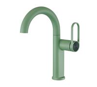 VNVFJKLO Robinet de Salle de Bains, Robinet mitigeur de lavabo en Laiton Massif avec Rotation Horizontale à 360°, poignée Unique for Salle Bain