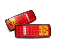 VNVIS 2 x 12 V LED Feux arrière avec 4 fonctions design mince pour camion tracteur caravane bus camping