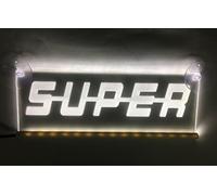 VNVIS 24 V LED Blanc plaque Super illuminant Window Sign Light pour Scania camions Cabine Décoration d'intérieur 250 mm