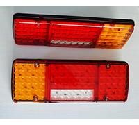 VNVIS 2x 12V LED feux arrière de camion van caravane camping car bus benne lampes minces