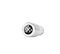 VNXWHKGN pommeau de levier de vitesse Pour Boîte Manuelle À 5 Vitesses, Levier De Vitesses Universel M8 M10 M12 Racing(SILVER)