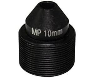 VNYRVZA Objectif HD 2.0MP 10mm Objectif sténopé M12 for caméra de vidéosurveillance, Monture M12 * P0.5, F1.6