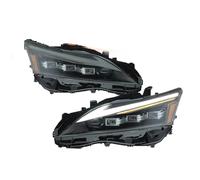 VOALVT Feux Avants Voiture Pour Lexus Pour CT200h 1.8L 2011 2012-2020 Paire Phares À 4 Lentilles Avec LED Clignotants Intégrés Et Feux Jour Phare Avant(Right-hand drive)