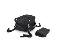VOALVT Moto Sac pour BMW pour F700GS pour F750GS pour F800GS Selle Moto Selle Arrière Sacoche Arrière Support Porte-Bagages Case(Black Style 2)