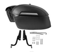 VOALVT Moto Sac pour Sporster pour XL883 pour XL1200 pour X48 2014-2023 Sacoches Rigides pour Moto Sacoches Et Kit Montage Robuste(Style 1)