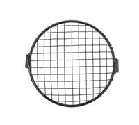 VOALVT Motorcycle Grille Phare Pour CG125 Pour GN125 Moto Phare Protecteur Garde 6.5inch Lampe Lampe De Lumière Métal Couverture Mesh Grill Masque(Champagne)