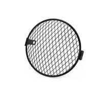 VOALVT Motorcycle Grille Phare Pour CG125 Pour GN125 Moto Phare Protecteur Garde 6.5inch Lampe Lampe De Lumière Métal Couverture Mesh Grill Masque(Blue)