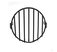 VOALVT Motorcycle Grille Phare Pour CG125 Pour GN125 Moto Phare Protecteur Garde 6.5inch Lampe Lampe De Lumière Métal Couverture Mesh Grill Masque(Clear)
