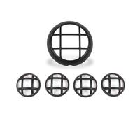 VOALVT Motorcycle Grille Phare Pour Croix Pour Cub 110 Protecteur Lampe Indicateur Moto Noir Mat Phares Clignotants Feux Arrière Couvercle Grille(A)