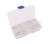 VOANZO 1679PCS Machine de réglage de Perles de Presse à Main Manuelle sans Trou Perles Fixation Dies Tool Kit pour DIY Manuel Pearl Rivet Button Making Tools