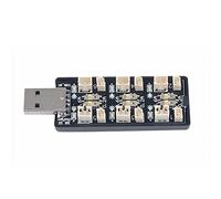 VOANZO 1S LiPo Chargeur de batterie USB 3,7 V/4,2 V avec 6 canaux de sortie de charge pour connecter des chargeurs de téléphone portable, des banques d'alimentation, des prises USB d'ordinateur