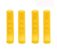 VOANZO 2 Paires Vélo Levier De Frein Manchon Grip Protector Cover, Manchon De Silicone De Poignée De Frein Antidérapante pour Mountain Road Bike Cycling (Jaune)