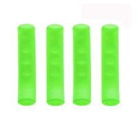VOANZO 2 Paires Vélo Levier De Frein Manchon Grip Protector Cover, Manchon De Silicone De Poignée De Frein Antidérapante pour Mountain Road Bike Cycling (Vert)