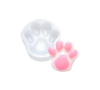 VOANZO 2 pièces moules à Chocolat en Silicone, Moule en Silicone pour Patte de Chien pour Faire Un Moule à gâteau au pouding à la gelée