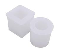 VOANZO 2 pièces moules en Silicone Grands moules en résine Ensemble moules de Moulage en résine Moule en résine époxy Moule Artisanal