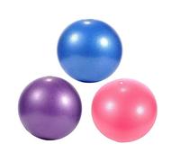VOANZO 3PCS Exercise Pilates Ball, Stability Ball for Yoga, Barre, Training and Physical Therapy Improves Balance, Comes with Inflatable Straw