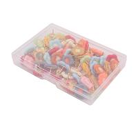 VOANZO 60 PCS Fleur Punaises Punaises Décoratives Babillard Punaises pour Carte Liège Conseil Photo Affichage Bureau Maison (12 Couleurs)