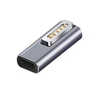 VOANZO Adaptateur magnétique USB C Adaptateur T-Tip Convertisseur de Charge pour Ordinateur Portable pour Magsafe2 MacBook Air/Pro