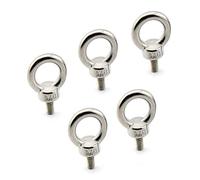 VOANZO Anneau De Levage Boulon À Oeil M6 / 0,24"Marine Poids Ascenseur en Acier Inoxydable Mâle Vis Vis Boulons 5 pcs
