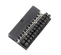 VOANZO ATX Adaptateur 24 broches 90 degrés pour ordinateurs de bureau, PC, carte mère, câbles d'alimentation, adaptateurs de connexion