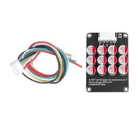 VOANZO Carte d'équilibrage de Batterie au Lithium, équilibreur Actif 5 A avec câble, équilibreur de cellules Universel 3-4S pour Pack de Batteries LTO LFP LPO NCM, Performances de Batterie améliorées