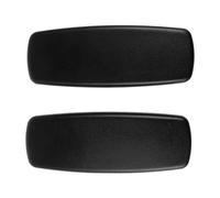 VOANZO Coussinets de Rechange pour accoudoirs de Chaise de Bureau en polyuréthane PU Robuste pour chaises d'ordinateur en Maille, 1 Paire avec Trous de Montage