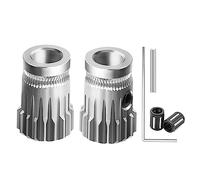 VOANZO Imprimante 3D extrudeuse Double engrenage MK2 et MK3 pièces Kit d'engrenage d'entraînement Engrenages Roue d'extrusion pour Bricolage Prusa i3