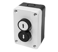 VOANZO Interrupteur à Bouton-Poussoir à réinitialisation Automatique, Interrupteur de marquage Haut et Bas étanche, Interrupteur à Bouton-Poussoir de Station de boîte pour Grue à Deux Voies