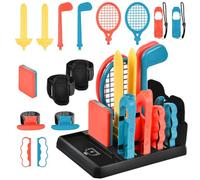 VOANZO Kit d'accessoires de Sport Ultime pour Switch - Pack de Sport 16 en 1 pour Switch et Switch OLED - Parfait pour Les fêtes de Famille et Les Amateurs de Jeux