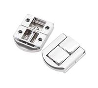 VOANZO Lot de 10 loquets de boîtier en Acier Inoxydable pour boîte à Outils en Bois