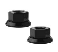 VOANZO Lot de 2 écrous noirs en alliage d'aluminium 7075 pour vélo