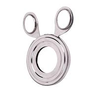 VOANZO Lot de 2 ouvre-œufs en acier inoxydable pour œufs durs et crus