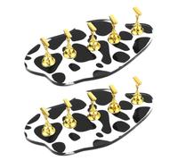 VOANZO Lot de 2 Supports à Ongles en Acrylique avec 42 mastics adhésifs pour présentoir à Ongles magnétique à Pression, Outils de Nail Art Essentiels pour la Maison