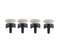 VOANZO Lot de 4 couvercles en Acier Inoxydable pour évier de Cuisine et de Salle de Bain - Noir B0BWJMYP8L