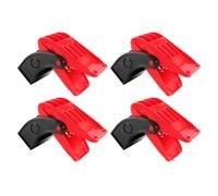 VOANZO Lot de 4 Pinces de Nettoyage pour Tapis de Sol de Lavage de Voiture, pivotantes, antidérapantes, en Acier Inoxydable, à Ressort, Fixation Murale, Robuste, pour Tapis