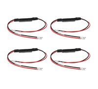 VOANZO Lot de 4 résistances de clignotants LED pour moto ATV Gokart Bike Pit Quad Dirt Bike 10 W 10 Ω